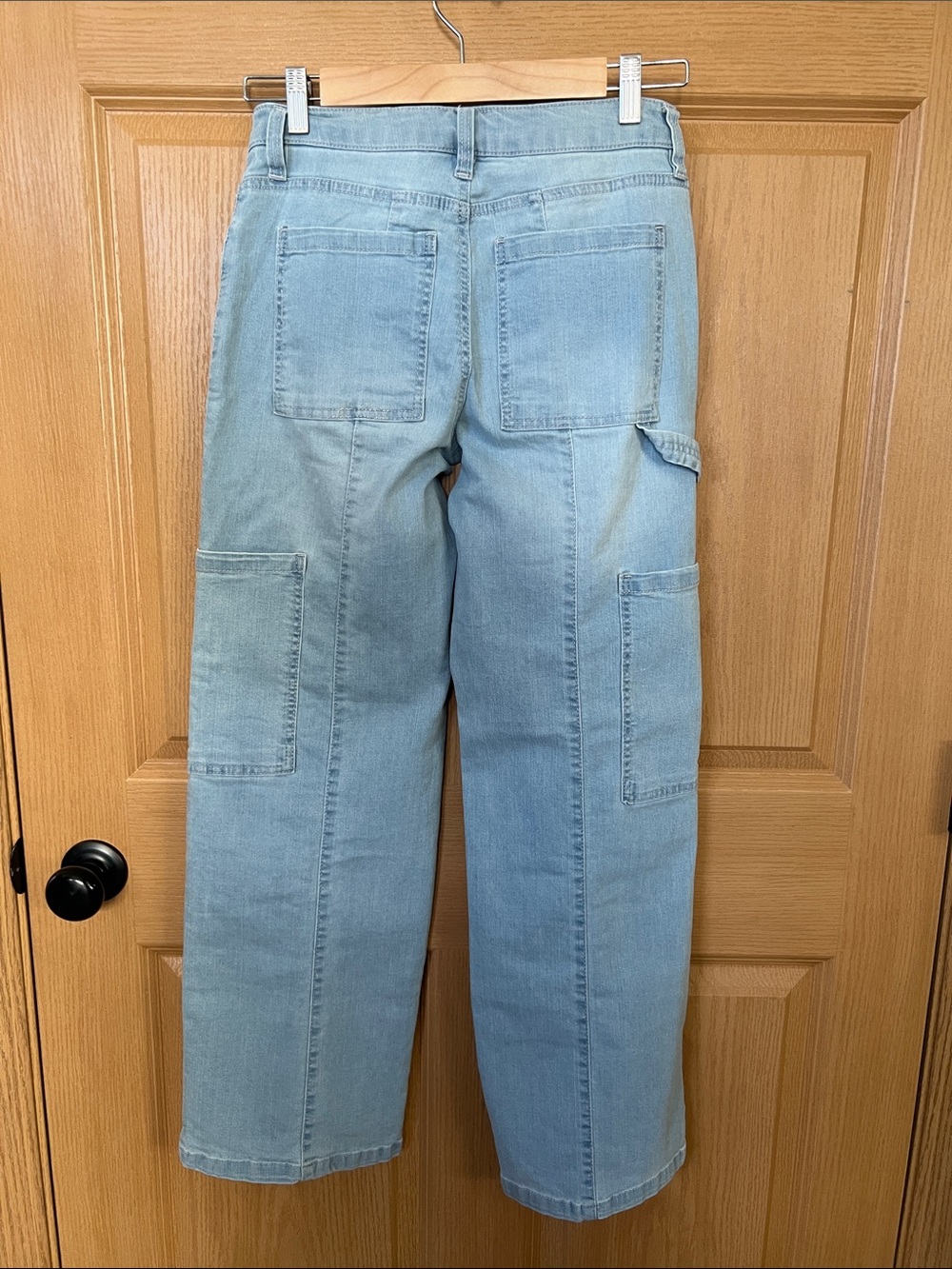 Women’s Celebrity Pink Light Wash Straight Carpenter Jeans